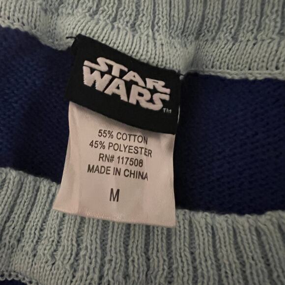 Juniors' Star Wars Blue Long Sleeve Crewneck Sweater - Size Medium - NWT - Picture 2 of 7